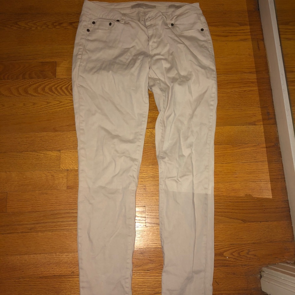 Cream pants size 6